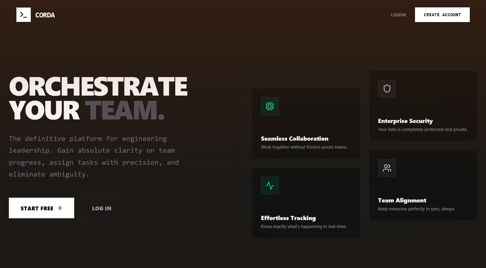 I wanted one place for my own tasks and the work my teams are doing, so I built Corda